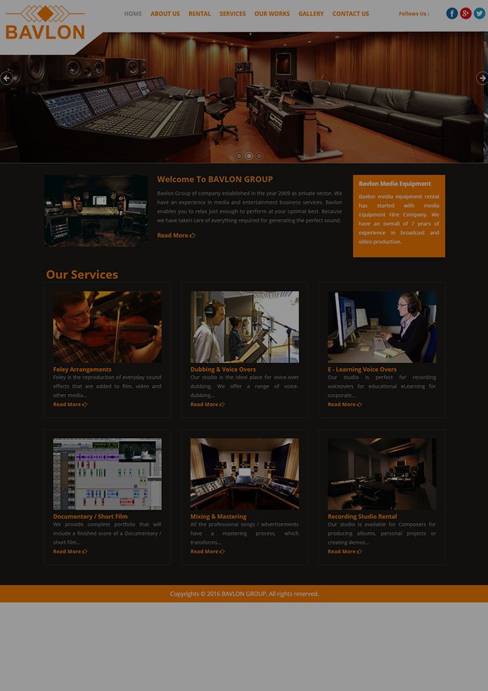 website template image